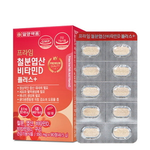 일양 철분 엽산 비타민d 플러스 90정