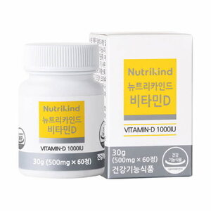 뉴트리카인드 비타민D 500mg 60정
