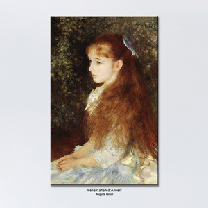 캔버스 아트 프레임 르누아르 이렌느 카엥 당베르의 초상 35x55cm
